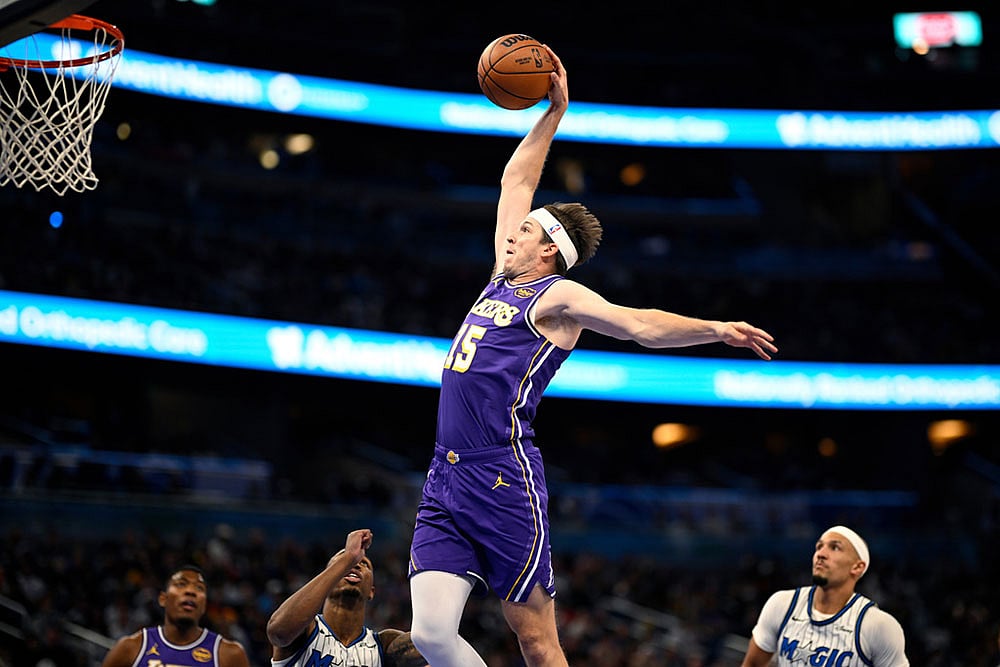 NBA Basketball Game: Los Angeles Lakers vs Orlando Magic