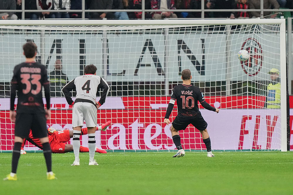 Serie A Soccer Match: AC Milan vs Torino