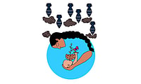 Milking a Burning World Artwork by Anupriya : Milking a Burning World |