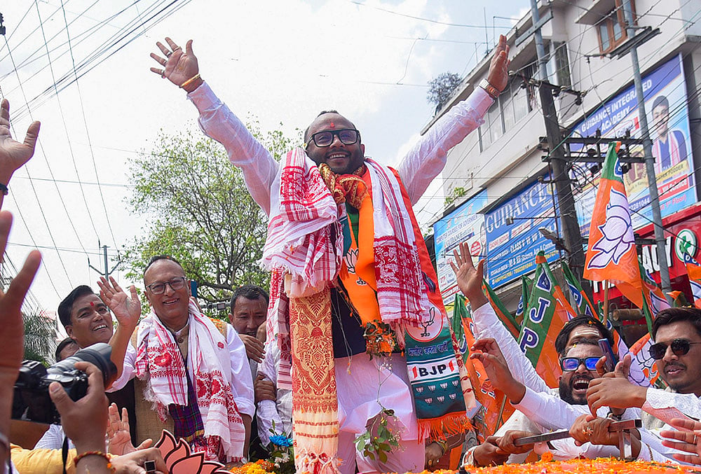 Assam polls: BJP candidates file nomination
