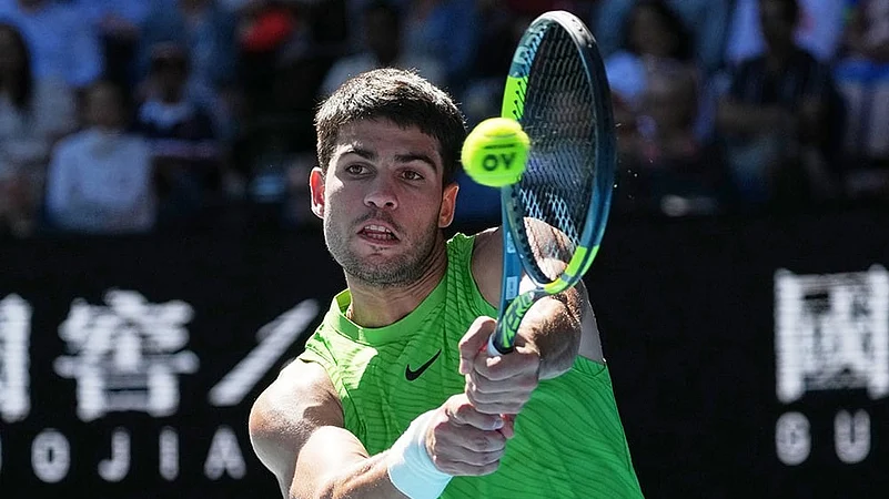 Carlos Alcaraz vs Yannick Hanfmann Australian Open Tennis-6