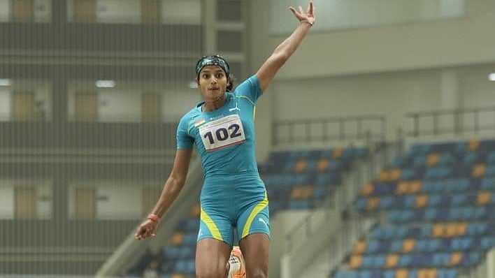 sports_odisha/X : Athletes preparing in the Indoor facility of Kalinga Stadium, Bhubaneshwar.