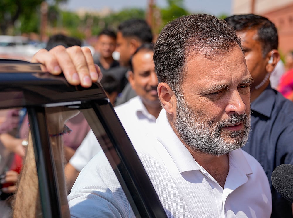 Rahul Gandhi during Budget Session of Parliament