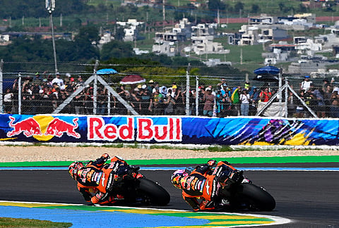 Maverick Vinales seen during Stop 2 of the MotoGP World Championship in Goiana, Brazil on March 22, 2026.