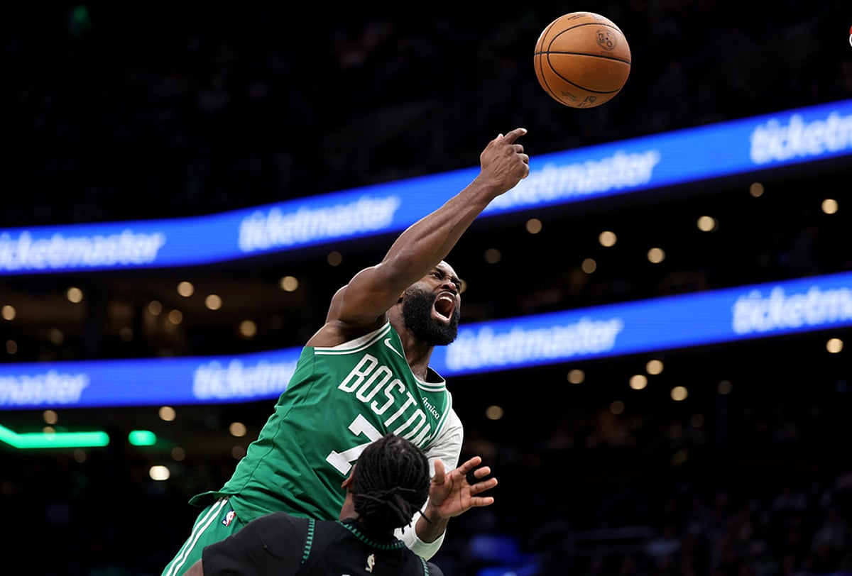 Boston Celtics Vs Minnesota Timberwolves NBA basketball-Jaylen Brown