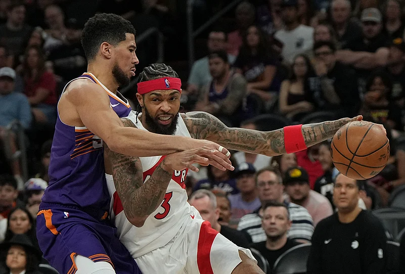 Phoenix Suns Vs Toronto Raptors NBA basketball-Brandon Ingram