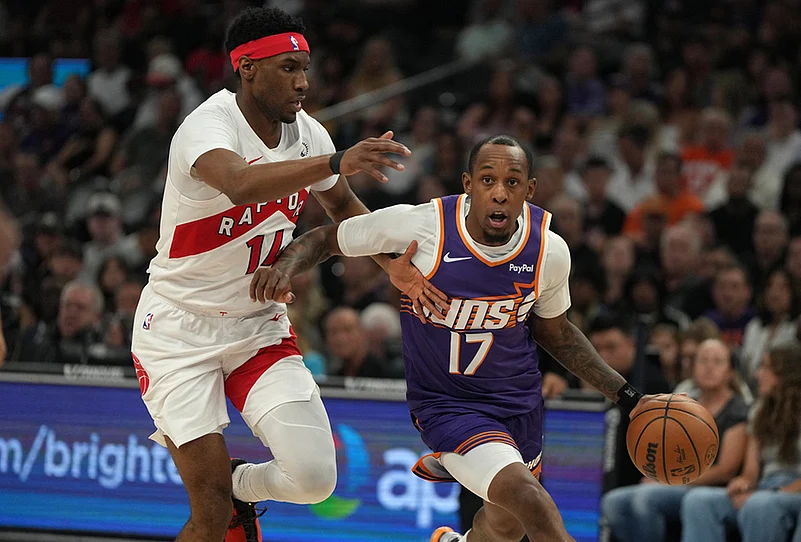 Phoenix Suns Vs Toronto Raptors NBA basketball-Jamaree Bouyea