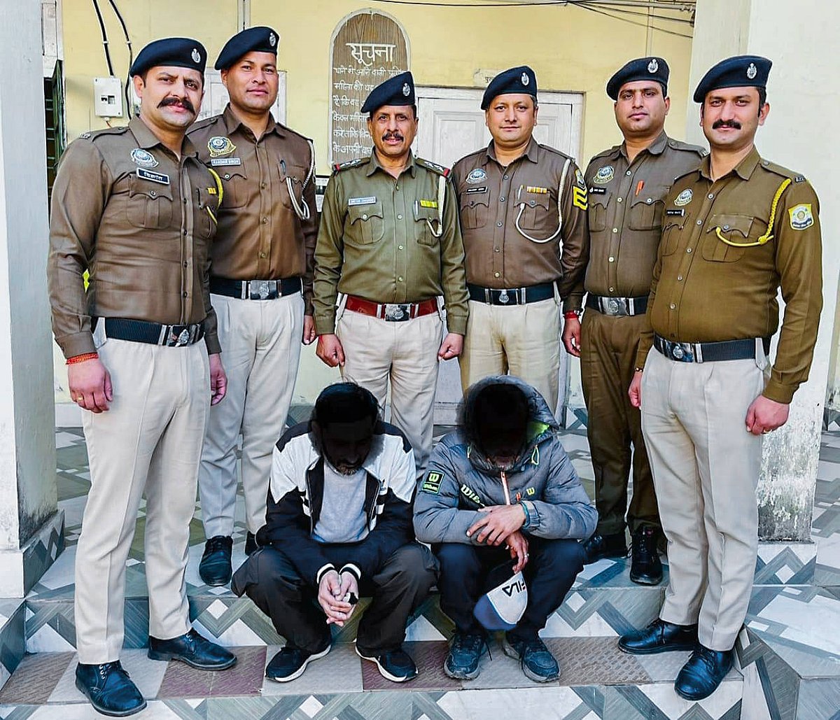Two drug peddlers at Police station out of eighteen drug peddlers arrested by Shimla Police on 21 February 2026 under PIT NDPS Act in 25-day crackdown - ANI