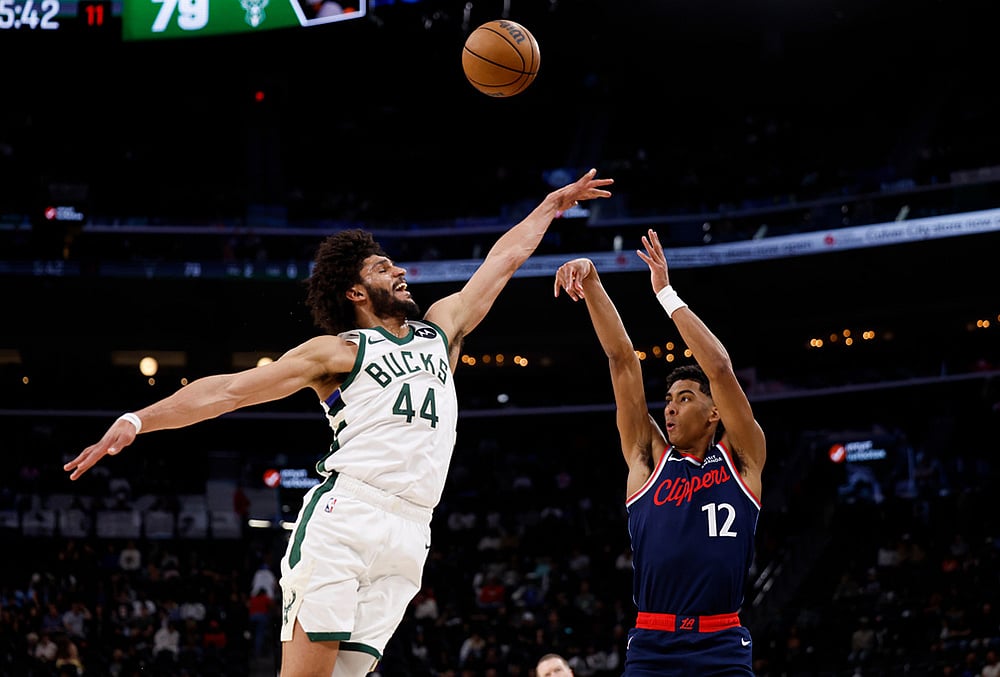 LA Clippers Vs Milwaukee Bucks NBA basketball-Cam Christie