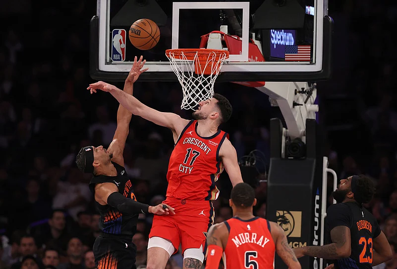 New York Knicks Vs New Orleans Pelicans NBA basketball-Josh Hart
