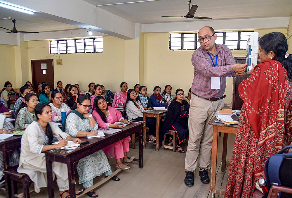 Assam polls: Polling officials undergo training