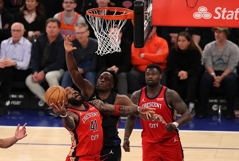 New York Knicks Vs New Orleans Pelicans NBA basketball-Pelicans Saddiq Bey