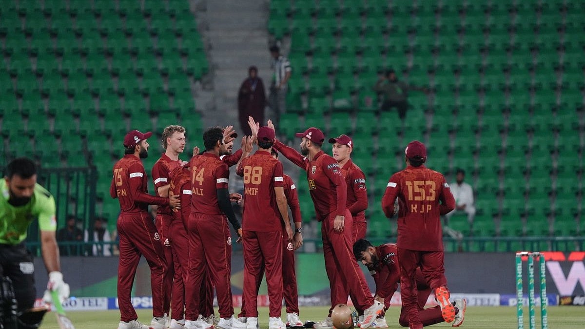 X/thePSLt20
 : Hyderabad Kingsmen beat Karachi Kings by 4 wickets in match 20 of PSL 2026.