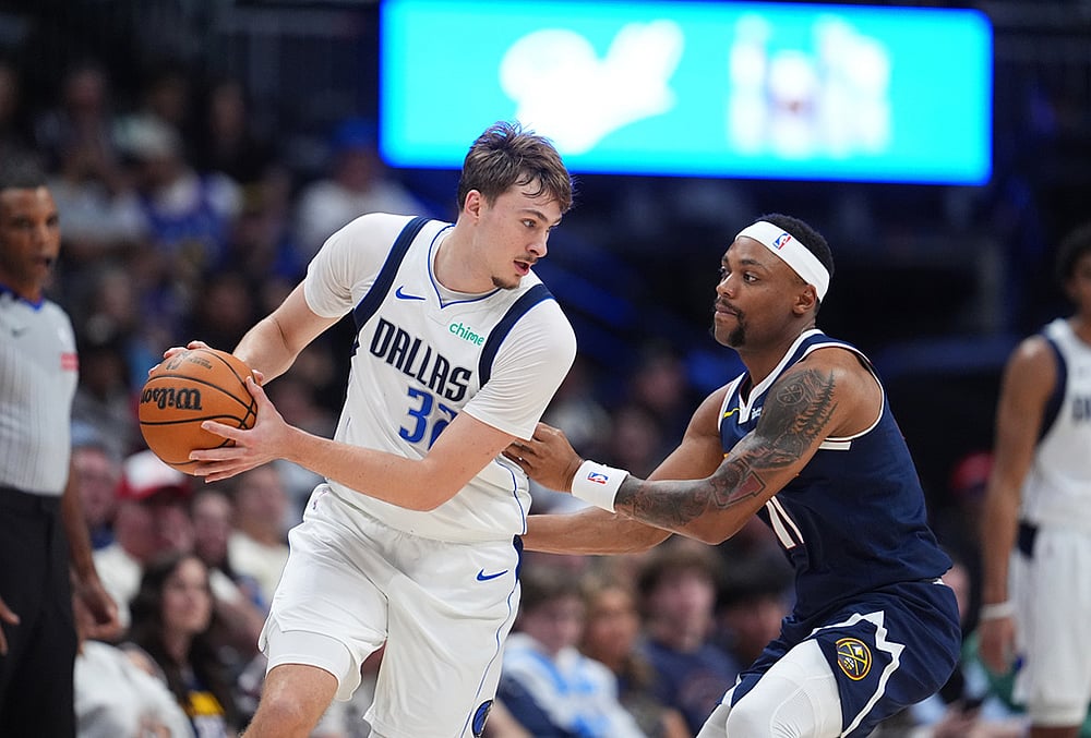 Denver Nuggets Vs Dallas Mavericks NBA basketball-Cooper Flagg