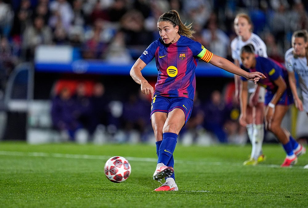 Real Madrid Vs Barcelona Women’s Champions League Quarter-Final-Alexia Putellas