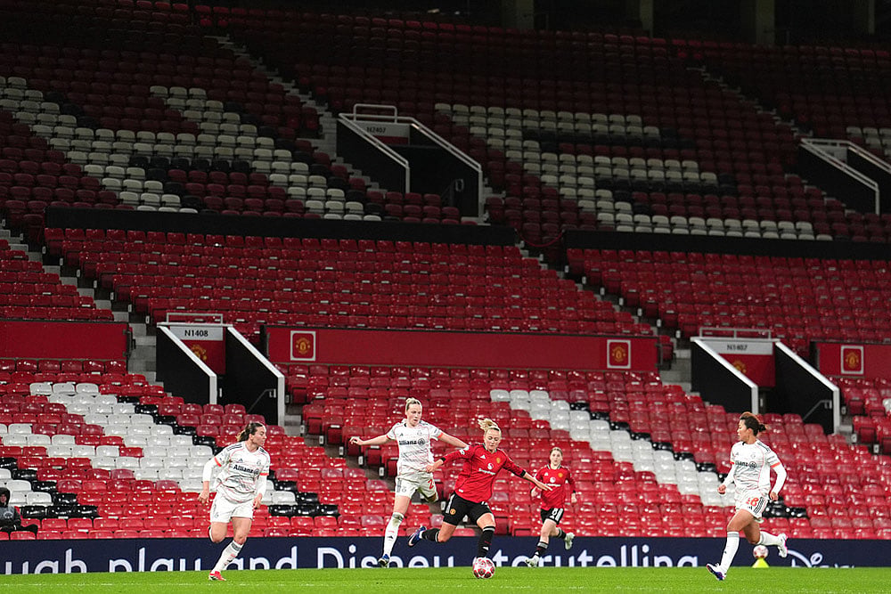 Britain Womens Champions League Soccer: Manchester United vs Bayern Munich