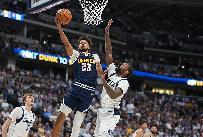 Denver Nuggets Vs Dallas Mavericks NBA basketball-Cameron Johnson