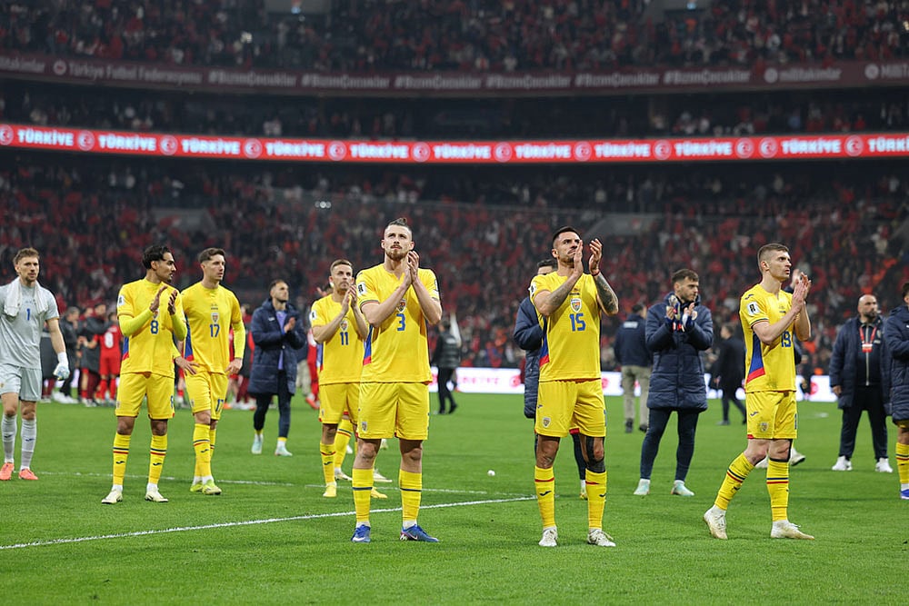 FIFA World Cup Qualifier Soccer Match: Romania vs Turkey
