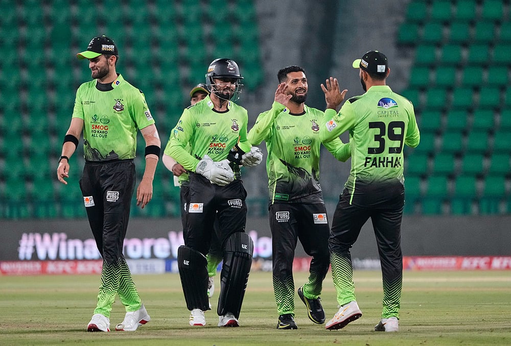 Lahore Qalandars Vs Hyderabad Kingsmen PSL 2026 photos-Sikandar Raza