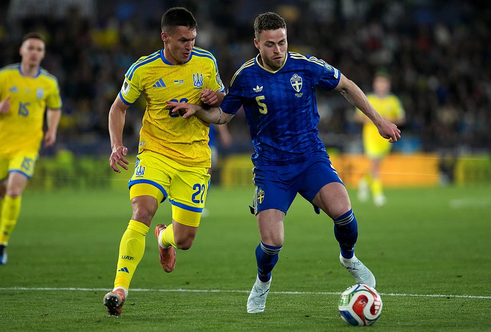 Ukraine Vs Sweden FIFA World Cup 2026 qualifiers match-Gabriel Gudmundsson