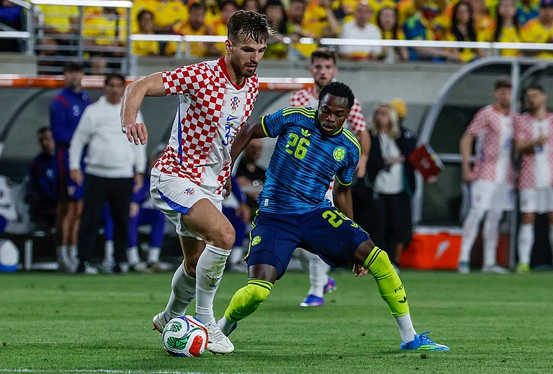 Croatia Vs Colombia International Friendly 2026 soccer match-Marin Pongracic