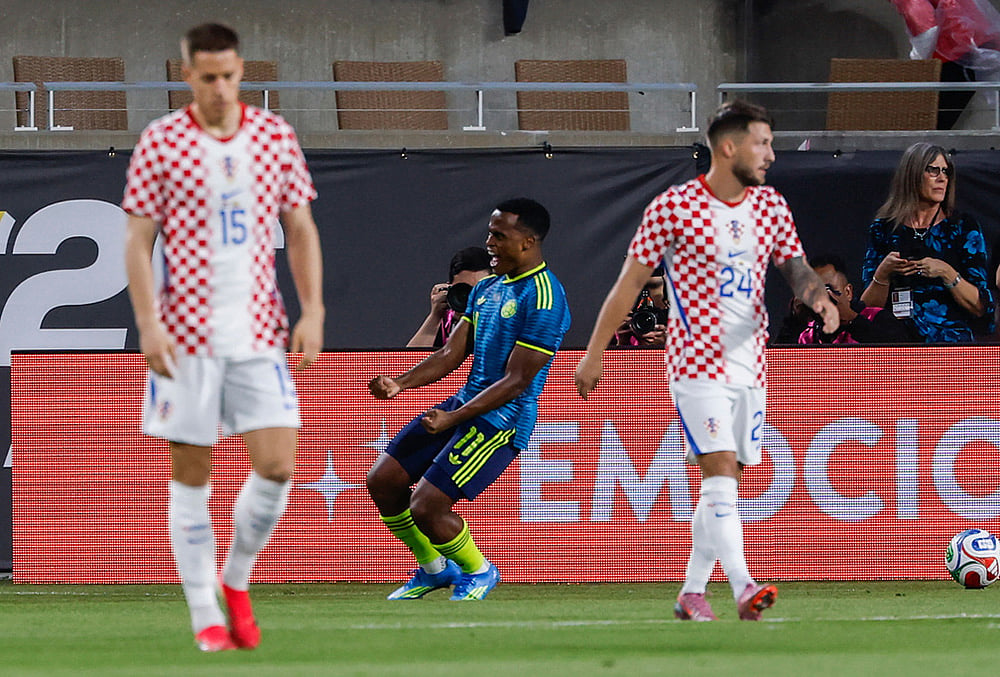 Croatia Vs Colombia International Friendly 2026 soccer match-Yerson Mosquera
