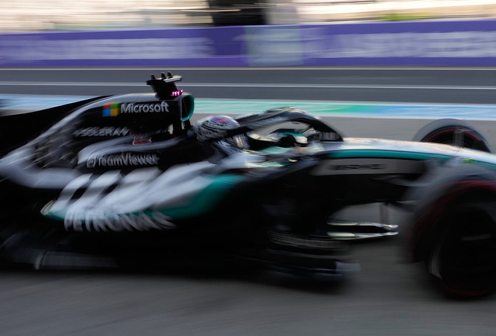 Japanese Grand Prix 2026 Practice 1 photos-Mercedes driver George Russell