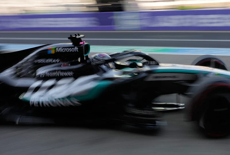Japanese Grand Prix 2026 Practice 1 photos-Mercedes driver George Russell