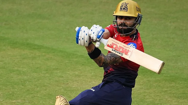 Virat Kohli in Royal Challengers Bengaluru training ahead of IPL 2026. - RCBTweets/X