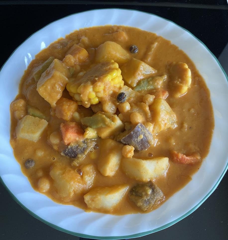 Traditional Goan Khatkhate vegetable stew