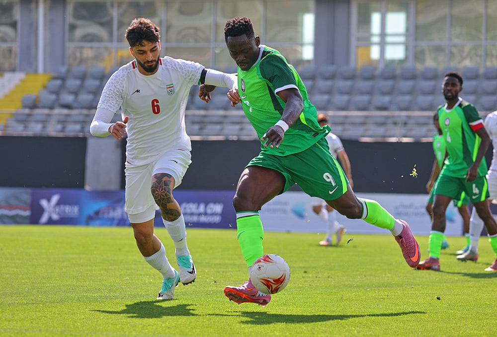 Iran vs Nigeria International friendly Soccer-Akor Adams