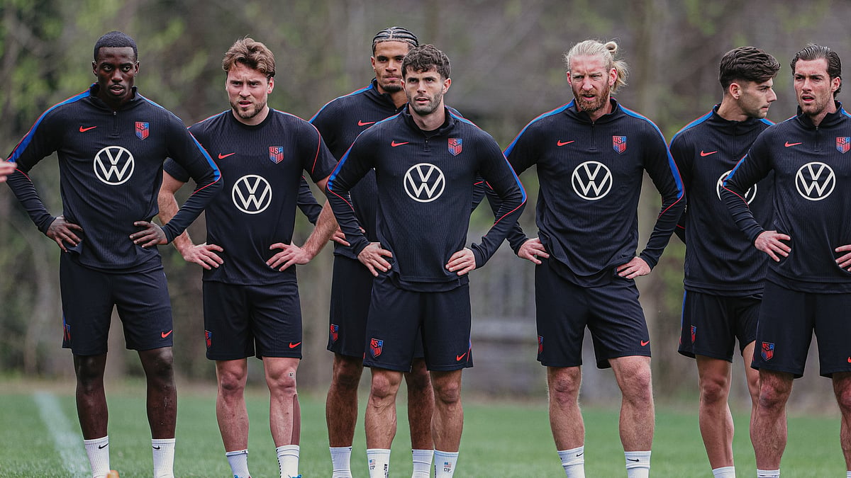 The USA players in training ahead of the international friendly match against Belgium on March 28, 2026. - | Photo: X/USMNT