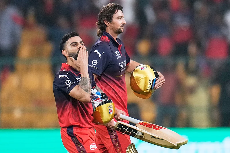 Virat Kohli and Tim David