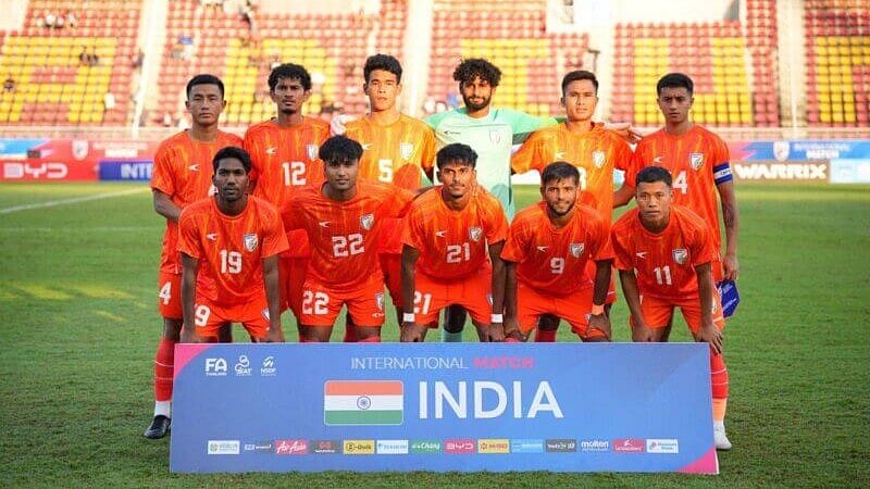 File photo of the India U-23 men's football team. - Photo: AIFF