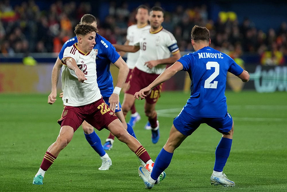Friendly Soccer Match: Serbia vs Spain