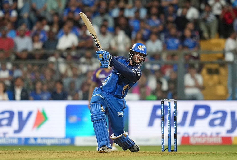 Mumbai Indians vs Kolkata Knight Riders Match 2 photo gallery-Ryan Rickelton