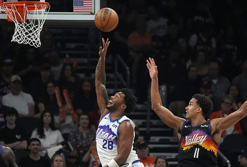 Phoenix Suns Vs Utah Jazz NBA basketball-Brice Sensabaugh