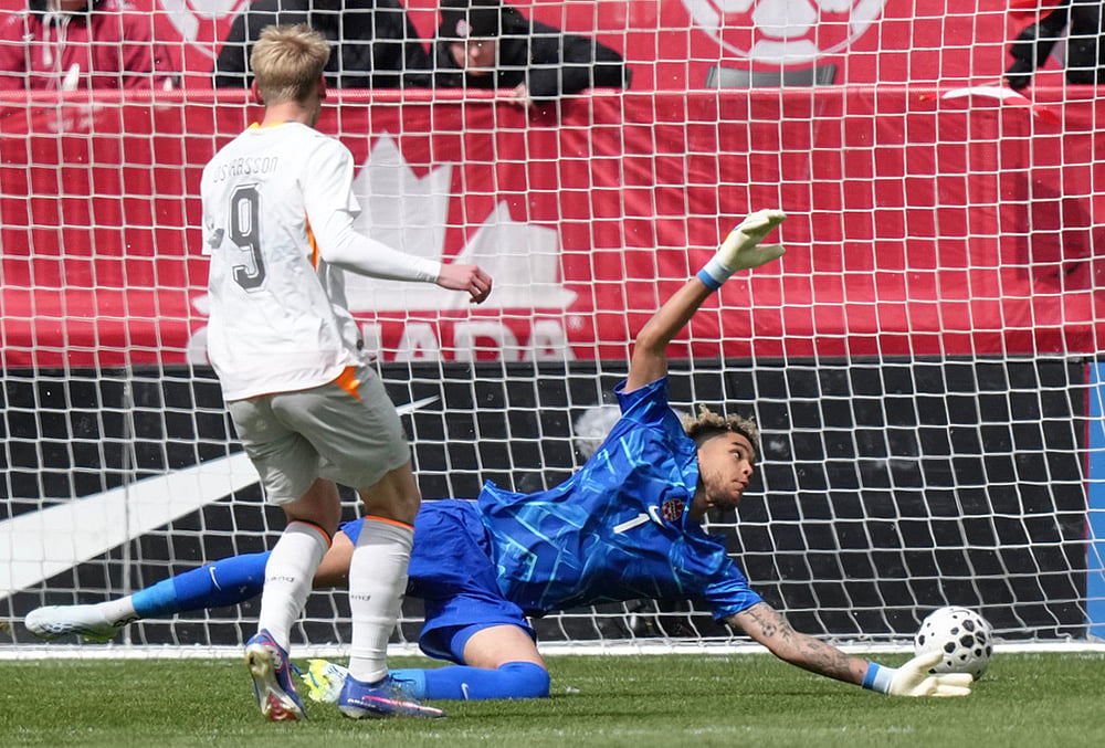 Canada vs Iceland FIFA International Friendly soccer-Orri Steinn Oskarsson