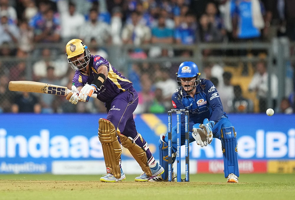 Mumbai Indians vs Kolkata Knight Riders Match 2 photo gallery-Ajinkya Rahane