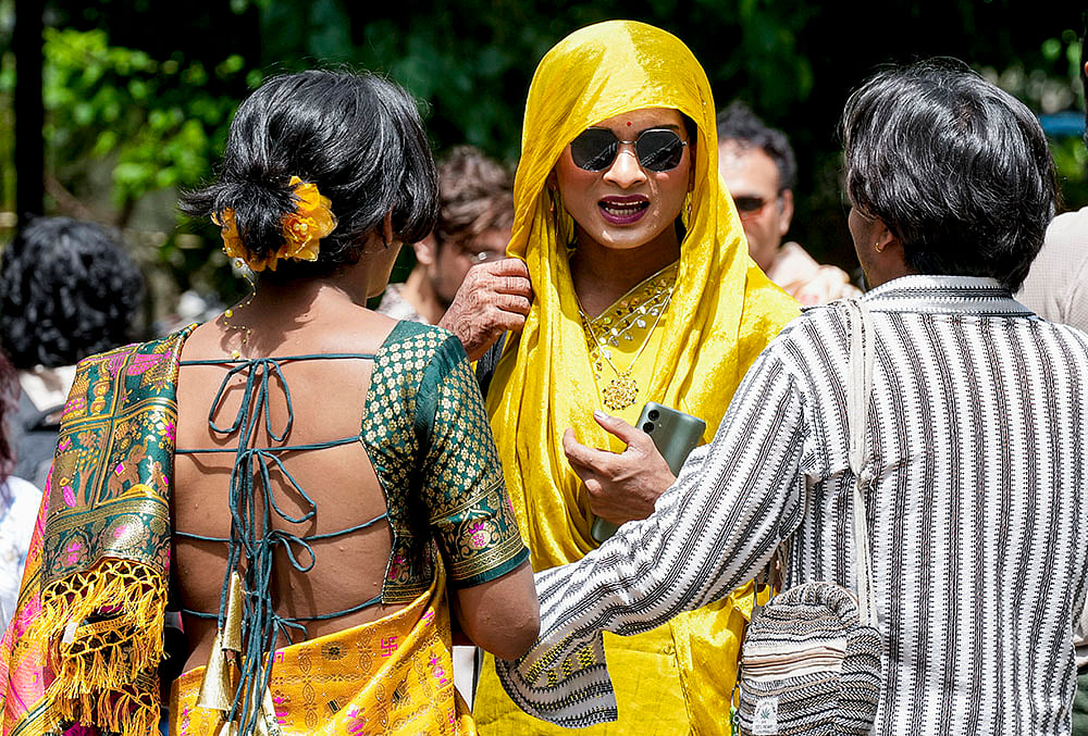 Protest against transgender bill in Delhi
