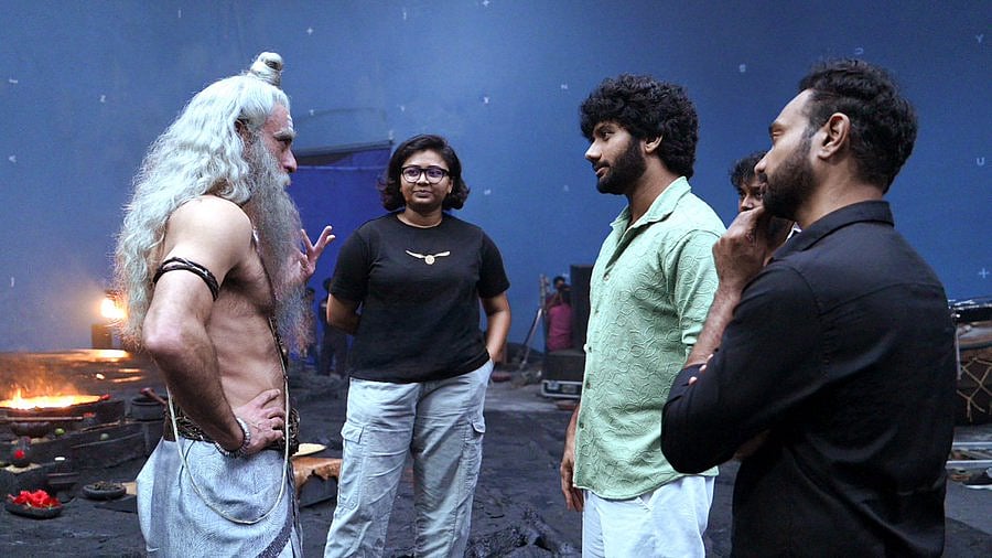X/Prasanth Varma  : Akshaye Khanna's BTS pic Shukracharya from Mahakali