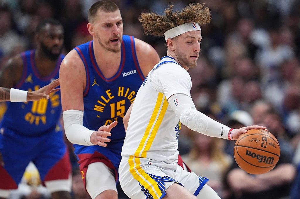 Denver Nuggets Vs Golden State Warriors NBA basketball-Brandin Podziemski