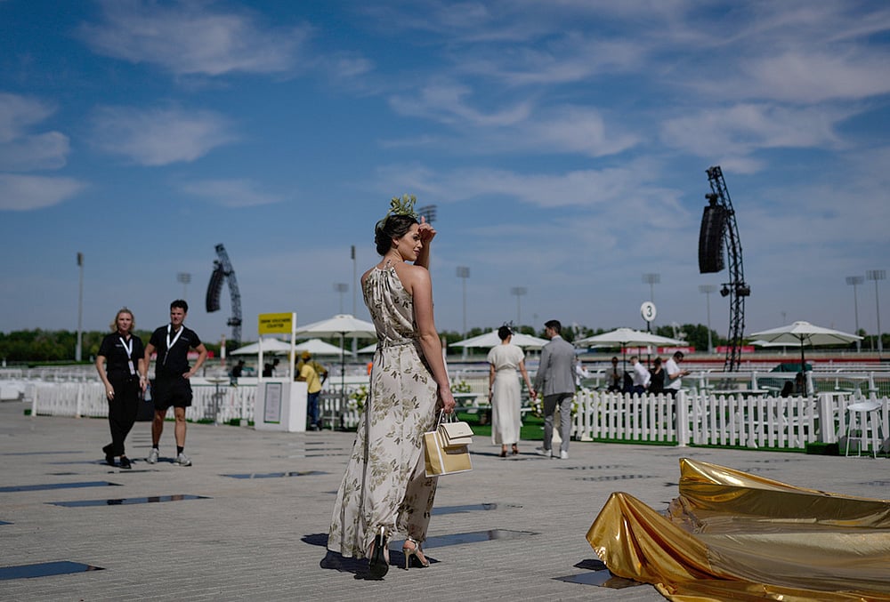 Glamour at the Dubai World Cup horse race but thinner crowds due to Iran war-