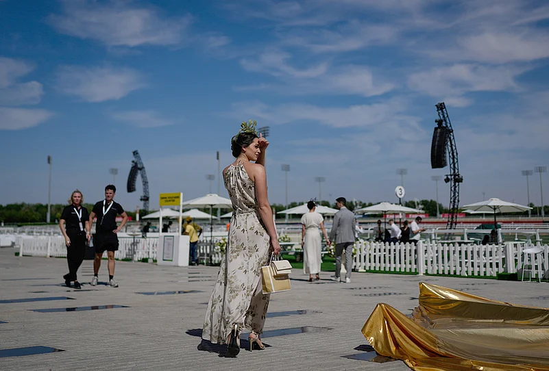Glamour at the Dubai World Cup horse race but thinner crowds due to Iran war-