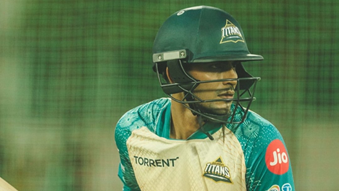 Shubman Gill in Gujarat Titans training ahead of IPL 2026 clash against Punjab Kings.  - gujarat_titans/X