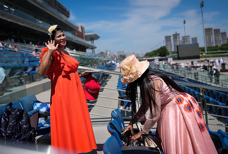 Glamour at the Dubai World Cup horse race but thinner crowds due to Iran war-