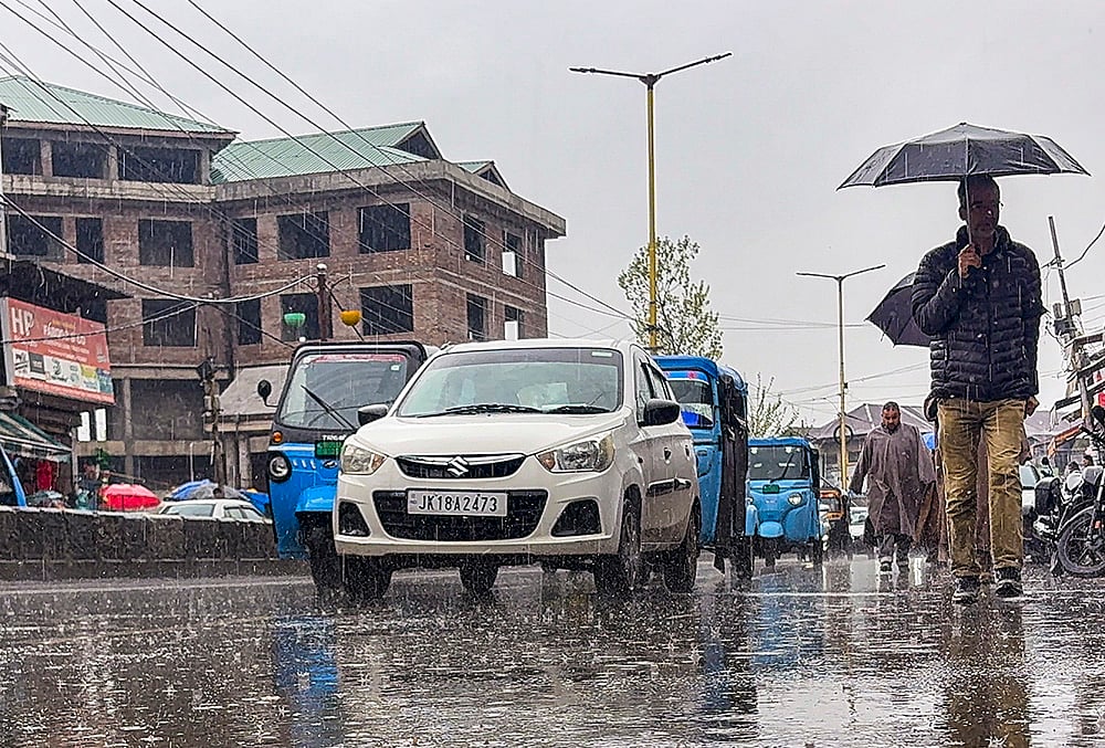 Rain in Anantnag