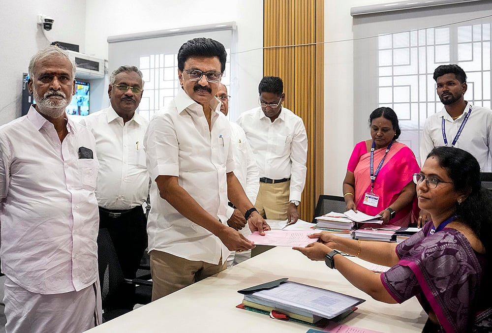 TN polls: TN CM filling his nomination
