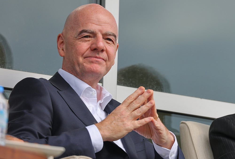 Iran vs Costa Rica Soccer International Friendly 2026 photos-Gianni Infantino