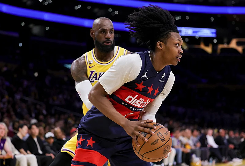 Los Angeles Lakers Vs Washington Wizards NBA basketball-Bub Carrington